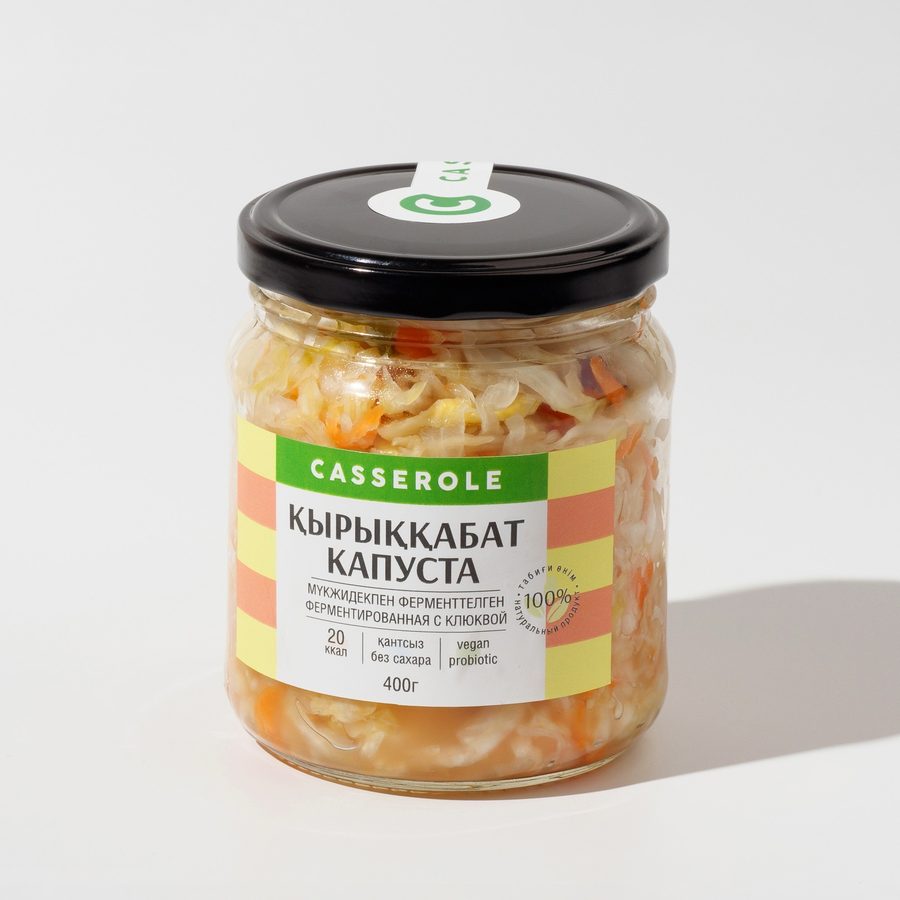Капуста ферментированная с клюквой